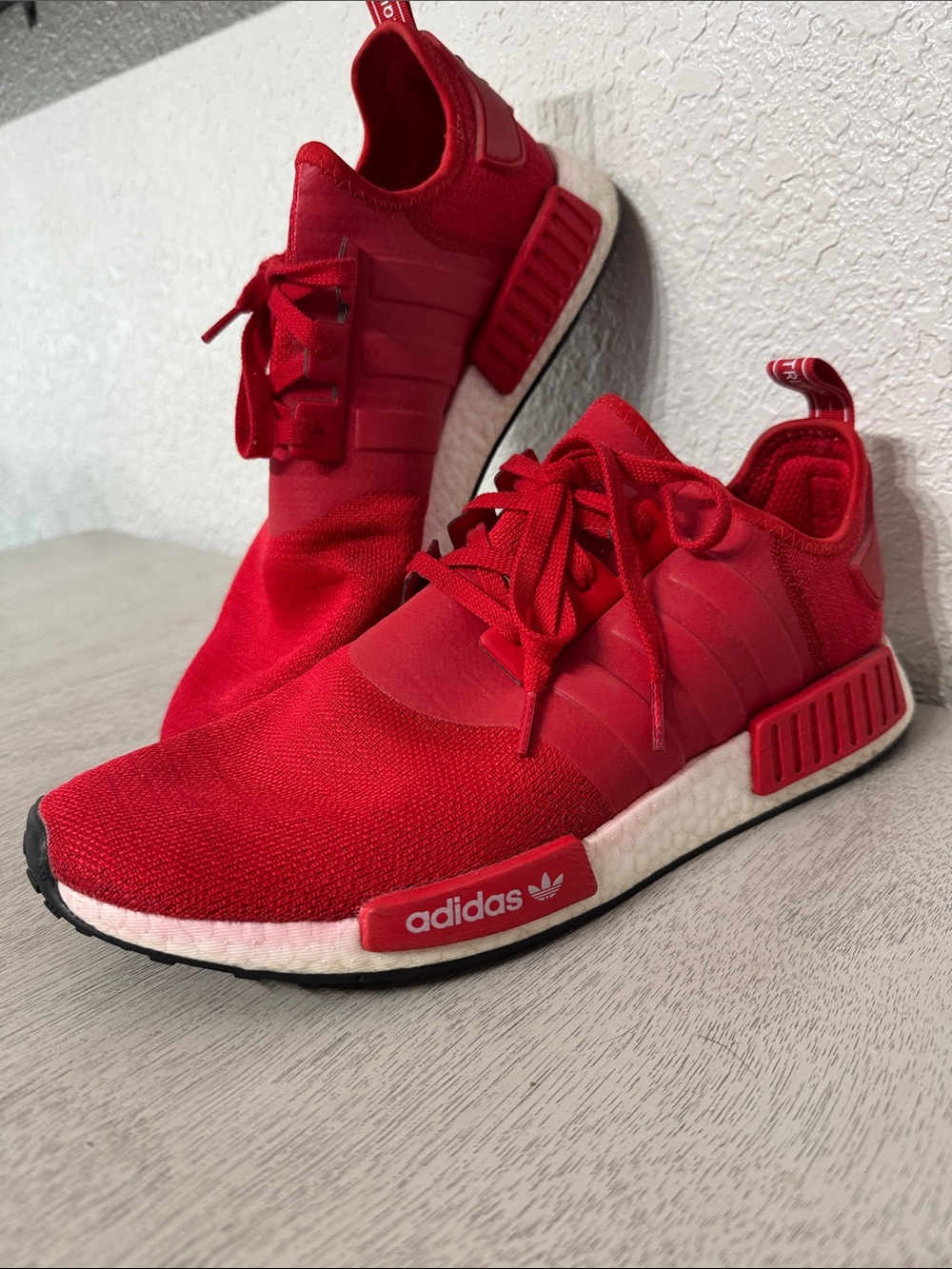 adidas Red NMD R1 Athletic Sneakers